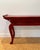 1970s Vintage Distressed Red Chinoiserie Console Table For Sale - Image 4 of 12