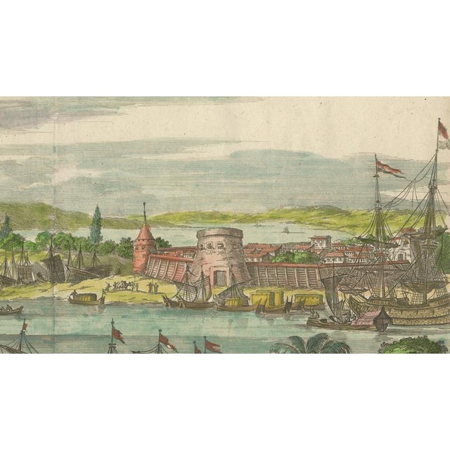 Hand-Colored View of St. Augustine Florida, 1671 For Sale - Image 4 of 11