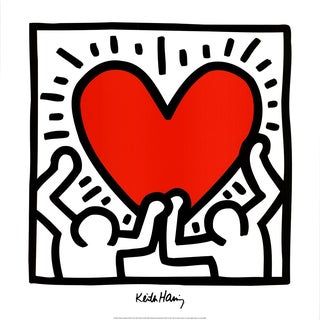 Keith Haring, Unitled (1988), Offset Lithograph, Edition: 2500, 1995 For Sale