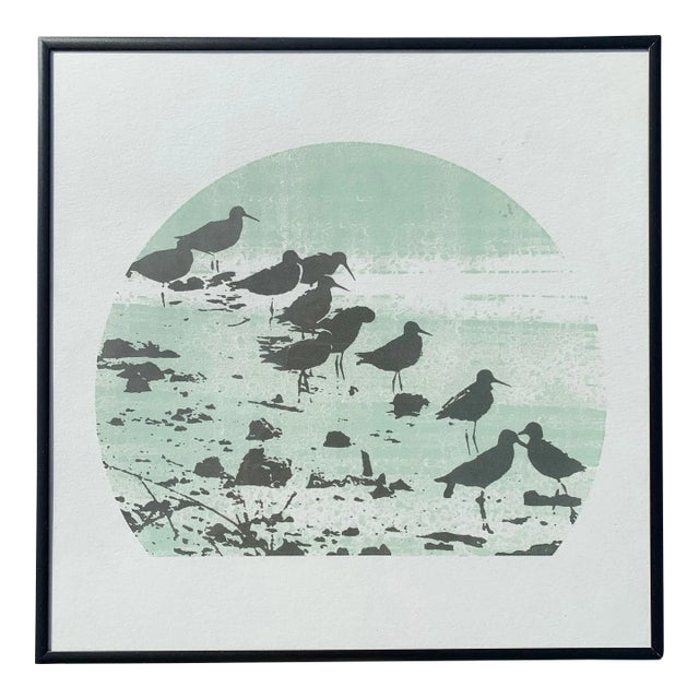 1970s Retro Birds Print, Framed For Sale