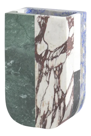 Hancrafted Marble Italian Vase Designed by Arthur Arbesser
