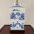 White Vintage Frederick Cooper Chinoiserie Blue & White Lidded Jar Table Lamp — 28” For Sale - Image 8 of 12