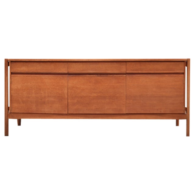 Mid-Century Australian Modern Minimalist Teak Sideboard, 1960s For Sale