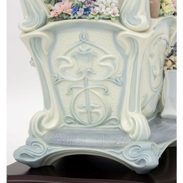 Ceramic Lladro "Gazebo in Bloom" Porcelain Figurine For Sale - Image 7 of 18