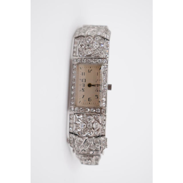 Mid 20th Century Mid 20th Century Diamond Wrist Watch For Sale - Image 5 of 15