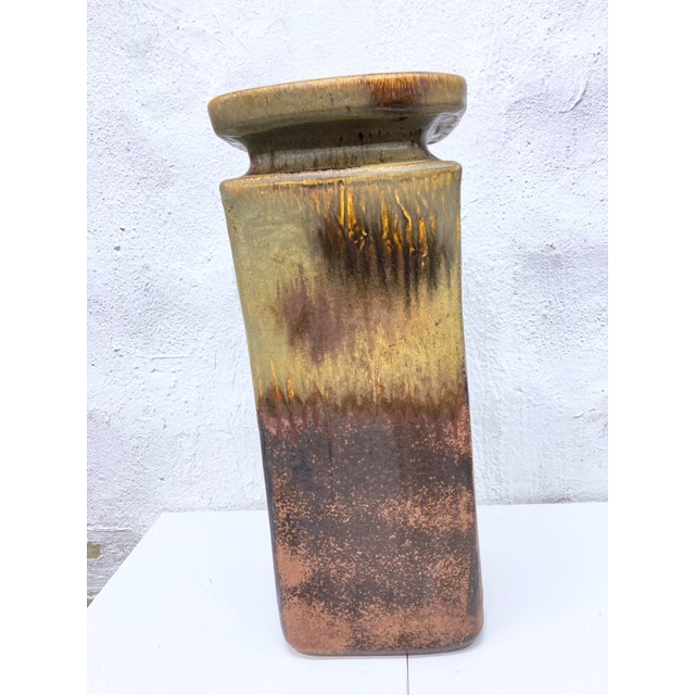 Brown Large Vase by Heiner Balzar, 1960s For Sale - Image 8 of 12