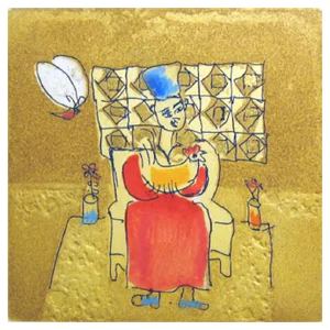 La nonna con la gallina II, 2010 Tonino Guerra