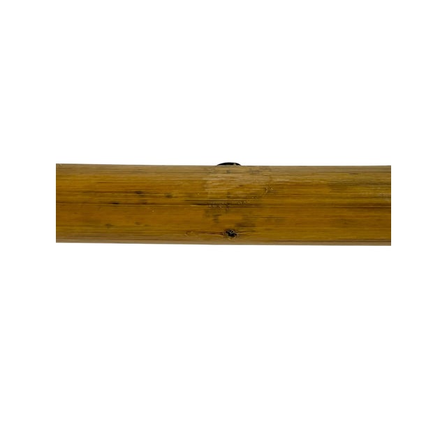 Vintage French Bamboo Rattan Dome Wall Rack | Wicker Coat & Hat Rack For Sale - Image 11 of 14