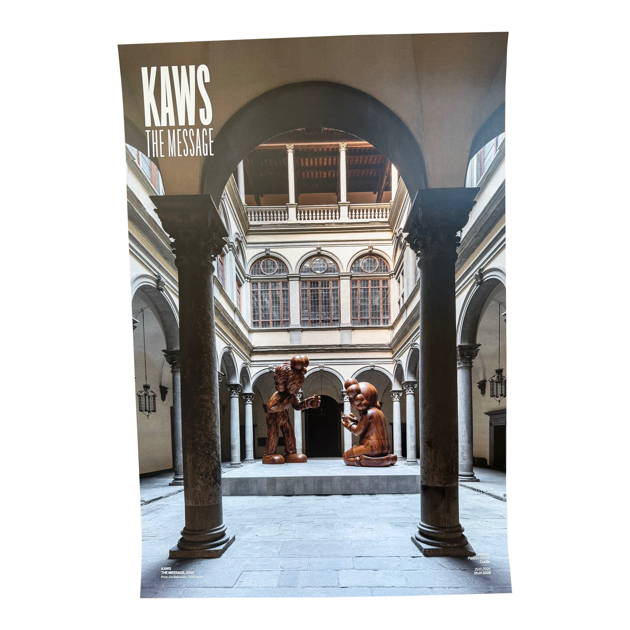 Kaws the Message, Exhibition Museum Poster, Photo Ela Bialkowska