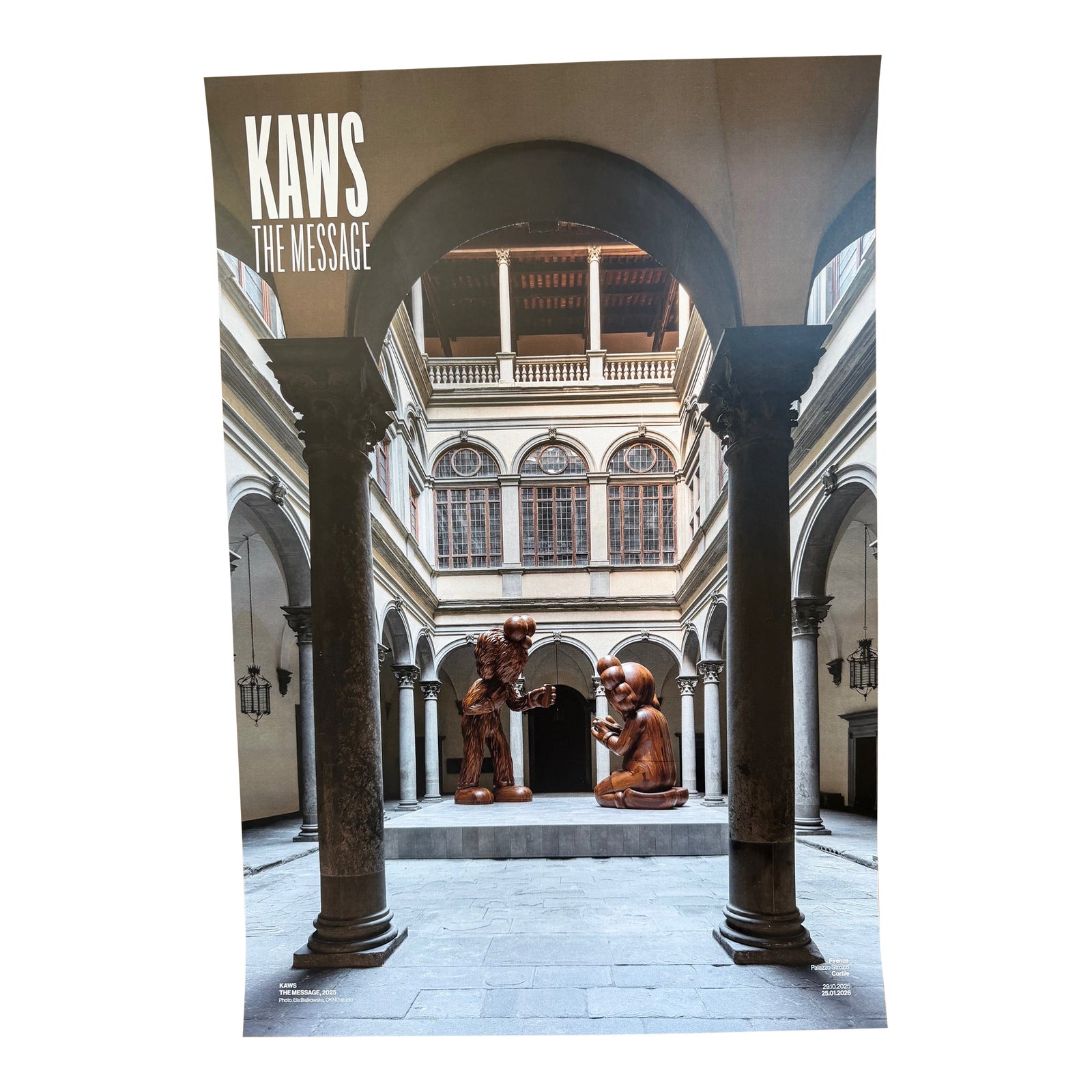 Kaws the Message, Exhibition Museum Poster, Photo Ela Bialkowska