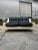 Vintage Homecrest Style Fiberglass Sofa Set With Black Tufted Cushions. What an awesome vintage set! This has such charm...