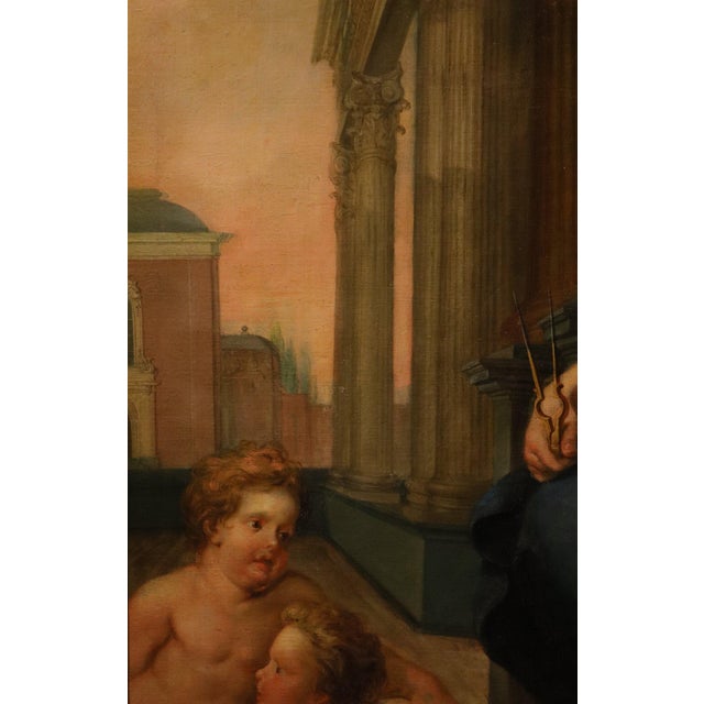 Theodoor Van Thulden, Allegory of Architecture, 1660, Oil on Canvas For Sale - Image 10 of 15