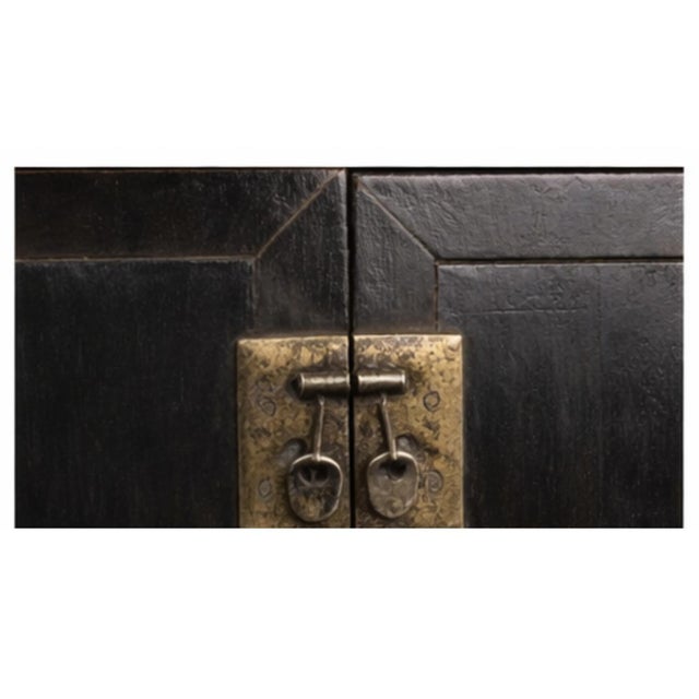 Antique Korean Zeklova Cabinet Chest with Brass, 1890s For Sale - Image 4 of 9