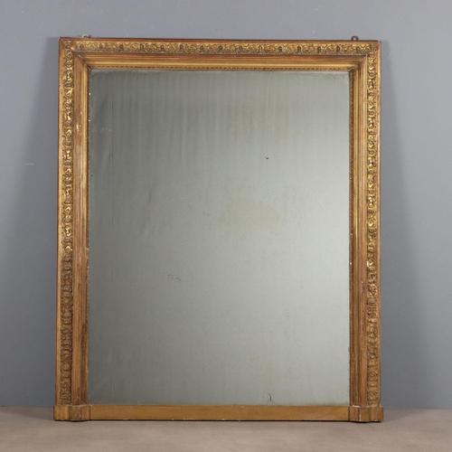 Carved and Gilded Wooden and Pastiglia Mirror For Sale - Image 11 of 11