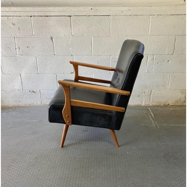 American Vintage Mid Century Rocker Chair For Sale - Image 3 of 6