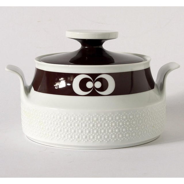 Mid-Century Modern Vintage Porcelain Set from Scherzer Bavaria, Germany, 1970s, Set of 5 For Sale - Image 3 of 18