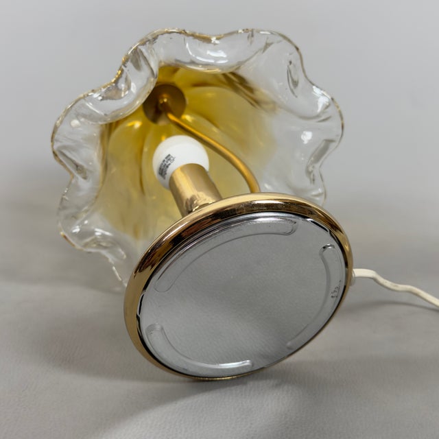 Gold Mushroom Table Lamp in Murano Glass from La Murrina, 1970s For Sale - Image 8 of 13