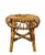 Brown Bamboo and Rattan Circular Stool attributed to Franco Albini, Italy, 1960s For Sale - Image 8 of 8