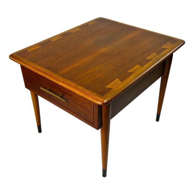 Mid Twentieth Century Modern Lane Acclaim Side Table With Drawer For Sale