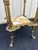 Mid 20th Century Art Nouveau Two-Tier Onyx and Brass Planter Stand For Sale - Image 11 of 12