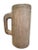 A primitive wooden stein carved from one piece of wood, circa 1900s — use it to hold utensils or art brushes, or display...