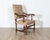 Mid 20th Century Pair of Louis XIII Style Oak Armchairs with Upholstered Backs and Seats For Sale - Image 9 of 11