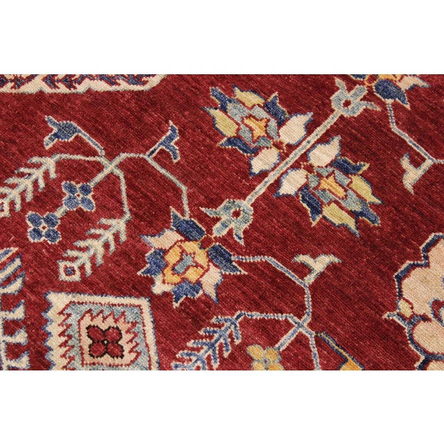 1990s Southwestern Super Kazak Red/Beige Wool Rug - 8'10'' X 12'0'' For Sale - Image 5 of 10