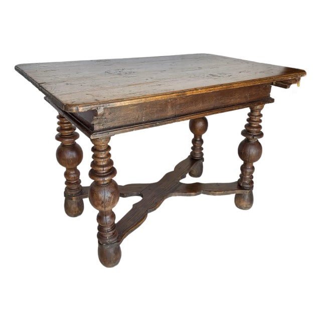 19th Century French Pine Kitchen Work Table For Sale