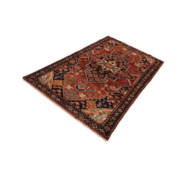 Antique Hamadan Rug in Wool For Sale - Image 3 of 4