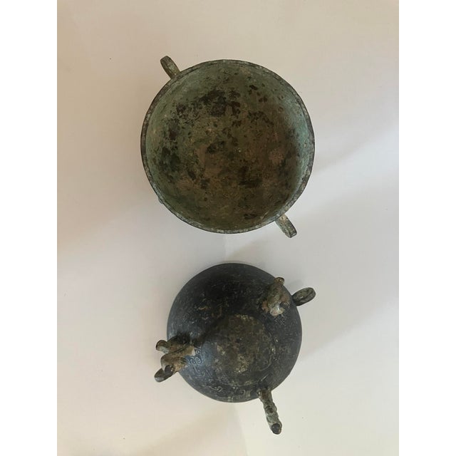 19th Century Chinese Bronze Food Container/Vessel For Sale - Image 11 of 11