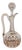 Antique Edwardian Glass Ewer, 1900, Set of 2 For Sale