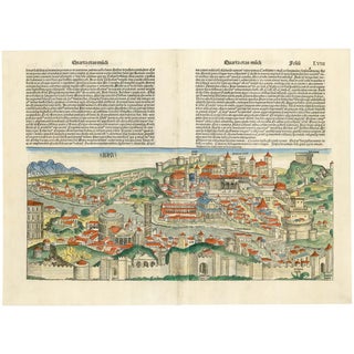 Incunable Prospect of Rome For Sale