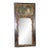 19th C French Louis XV Style Ebonized Trumeau Mirror With Painting of Nude For Sale