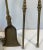 Vintage Cast Brass or Bronze Hunting Motif Fireplace Tool Set For Sale - Image 11 of 11