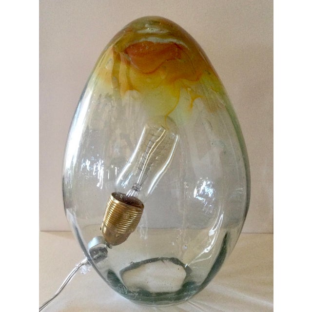 Contemporary Sun Egg Lamp by Florea Silviu For Sale - Image 3 of 9