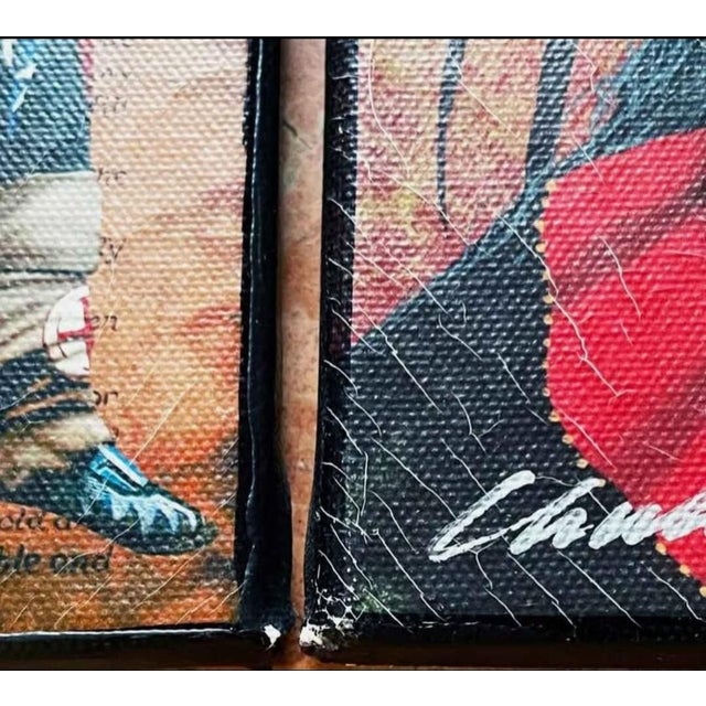 Late 20th Century J. D. Challenger Signed Native American Portraits on Canvas, Set of 4 For Sale In Denver - Image 6 of 8