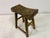 Antique Rustic Elm Stool For Sale - Image 9 of 14