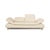 Animal Skin Rivoli Leather Two Seater Cream Sofa from Koinor For Sale - Image 7 of 16