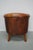 Animal Skin Vintage Dutch Cognac Leather Club Chair For Sale - Image 7 of 15