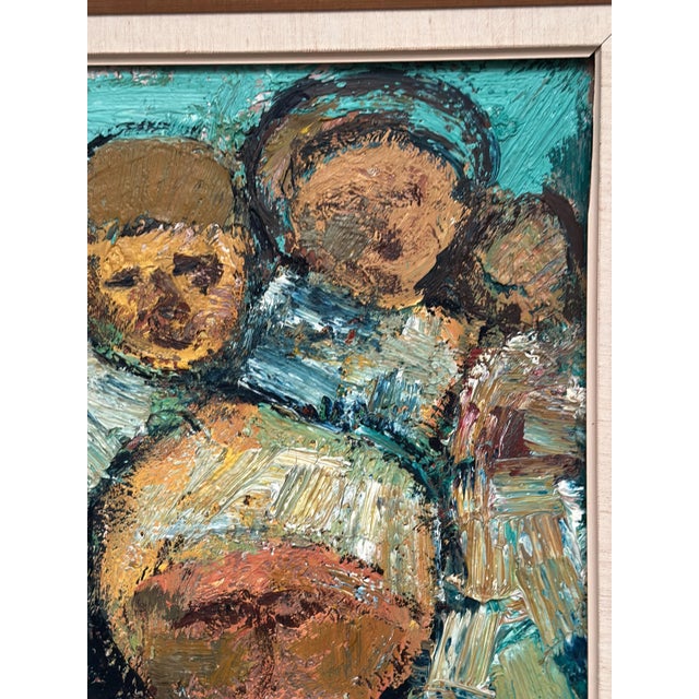 Gösta Falck, Sitting Child, 1960s, Oil on Canvas, Framed For Sale - Image 15 of 18