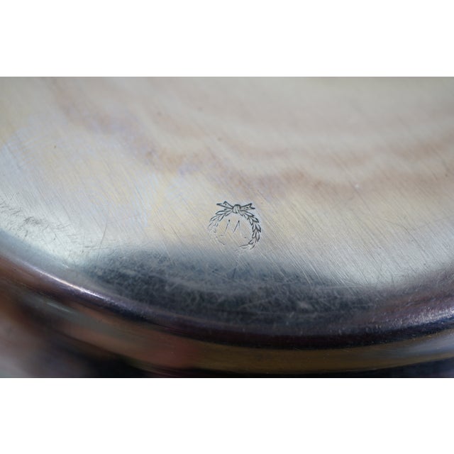 Antique Baltimore & Woodside Sterling Silver Bread & Butter Plates 557g 6" - Set of 8 For Sale - Image 12 of 12