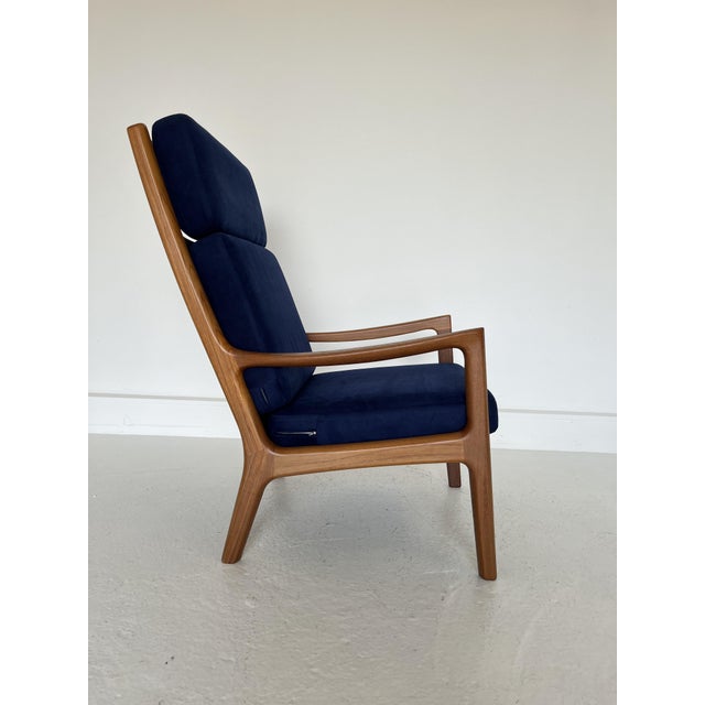 Danish Teak Senator Lounge Chair by Ole Wanscher for Poul Jeppesen, 1960s For Sale - Image 5 of 12