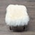 2010s Cb2 Sheepskin Stool For Sale - Image 5 of 7