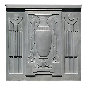 Antique Window Plaque • Art Deco