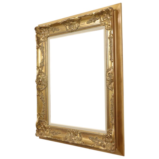 Baroque Style Gold Leaf Frame For Sale - Image 15 of 15