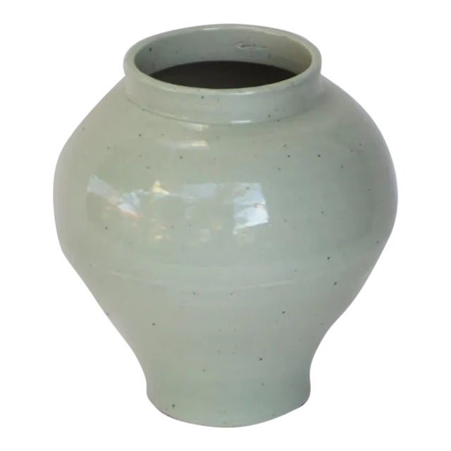 Late 19th Century Glazed Ceramic Jar For Sale