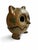 Mid-Century Modern Mid 20th Century Japanese Organic Modern Hand-Cast Iron Owl Candle Lantern For Sale - Image 3 of 6