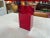 Vintage Italian Red Acrylic Table Lamp 1980s For Sale In Los Angeles - Image 6 of 8