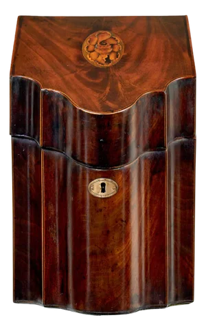 18th Century Inlaid Mahogany Georgian Knife Box, 1790