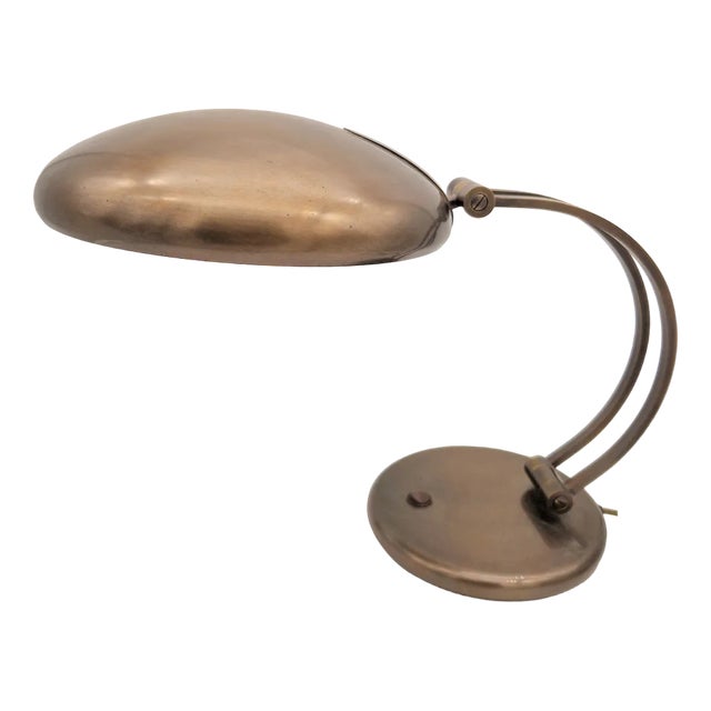 Bronzed Table Lamp from Egon Hillebrand, 1975 For Sale